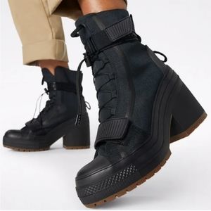 Converse combat boots size 8.5